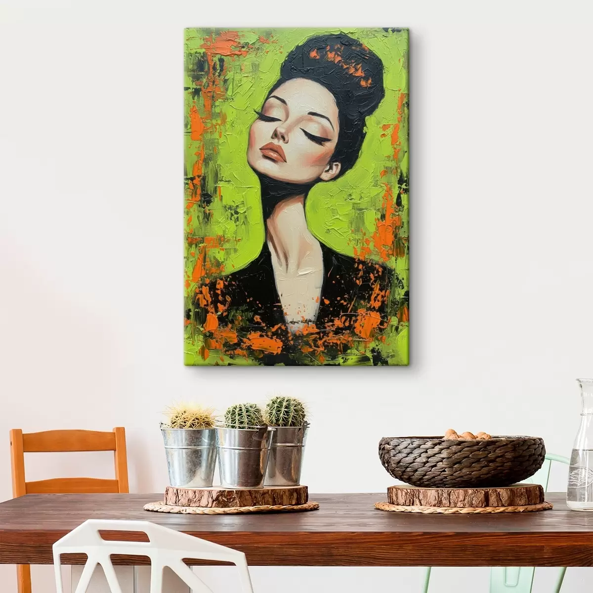 Glezna Meitenes portrets s46860