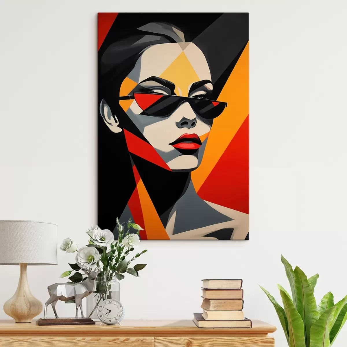 Glezna Abstraktais portrets s46864