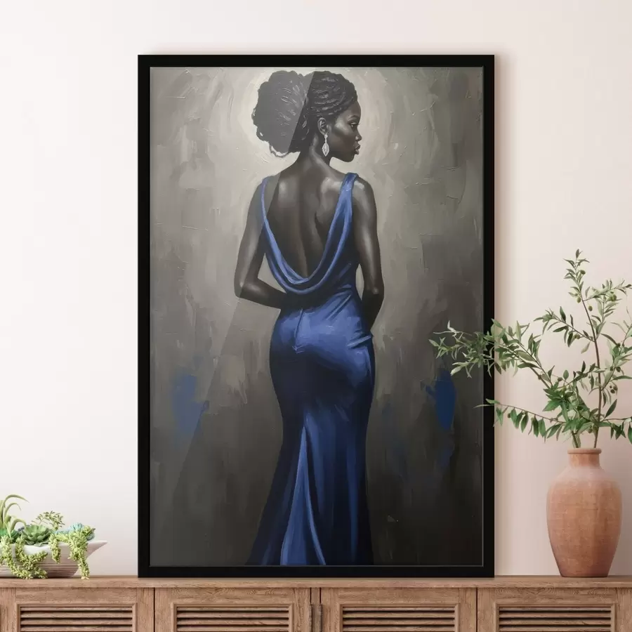 Fototapetes Meitene kleitā f46856