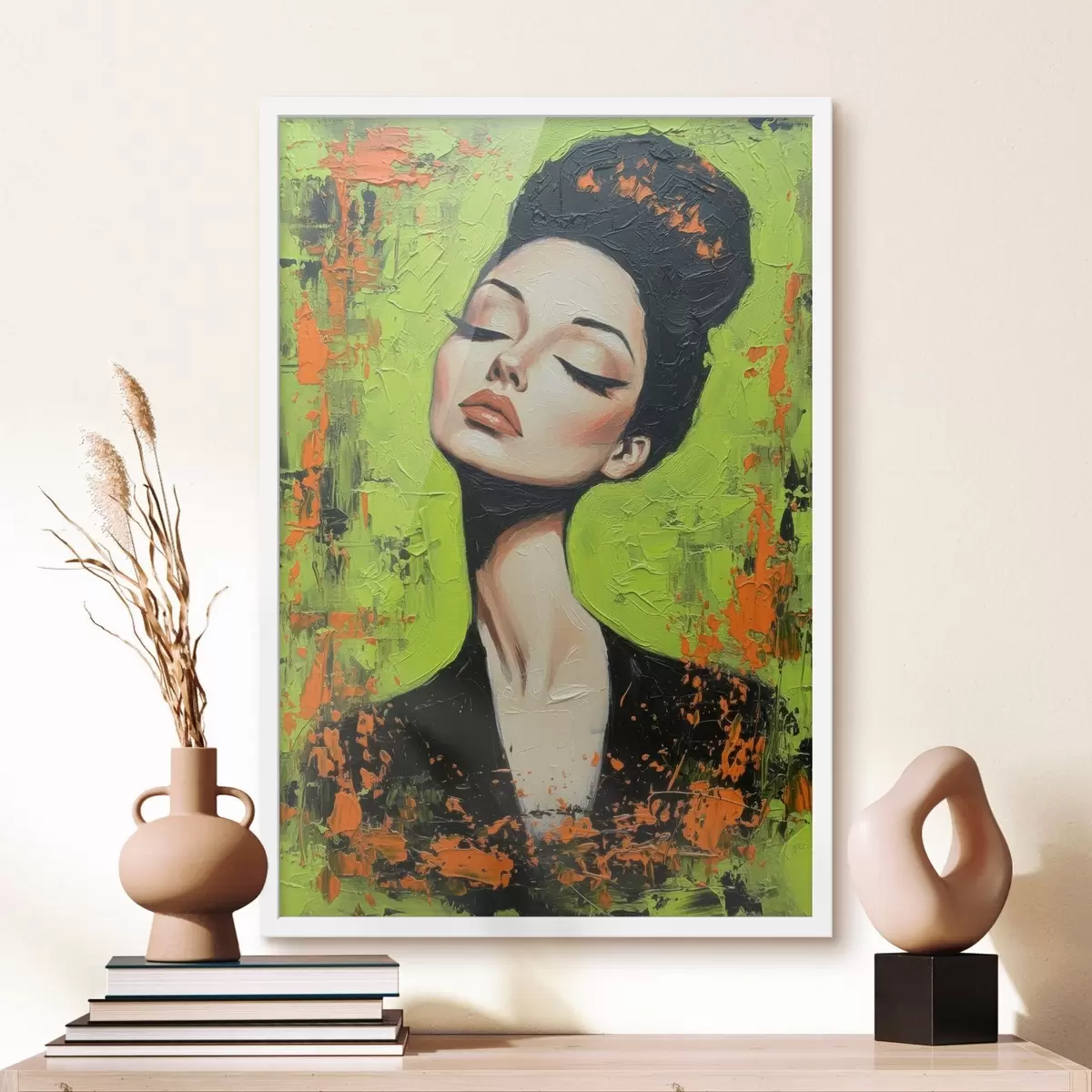 Plakāts Meitenes portrets f46860