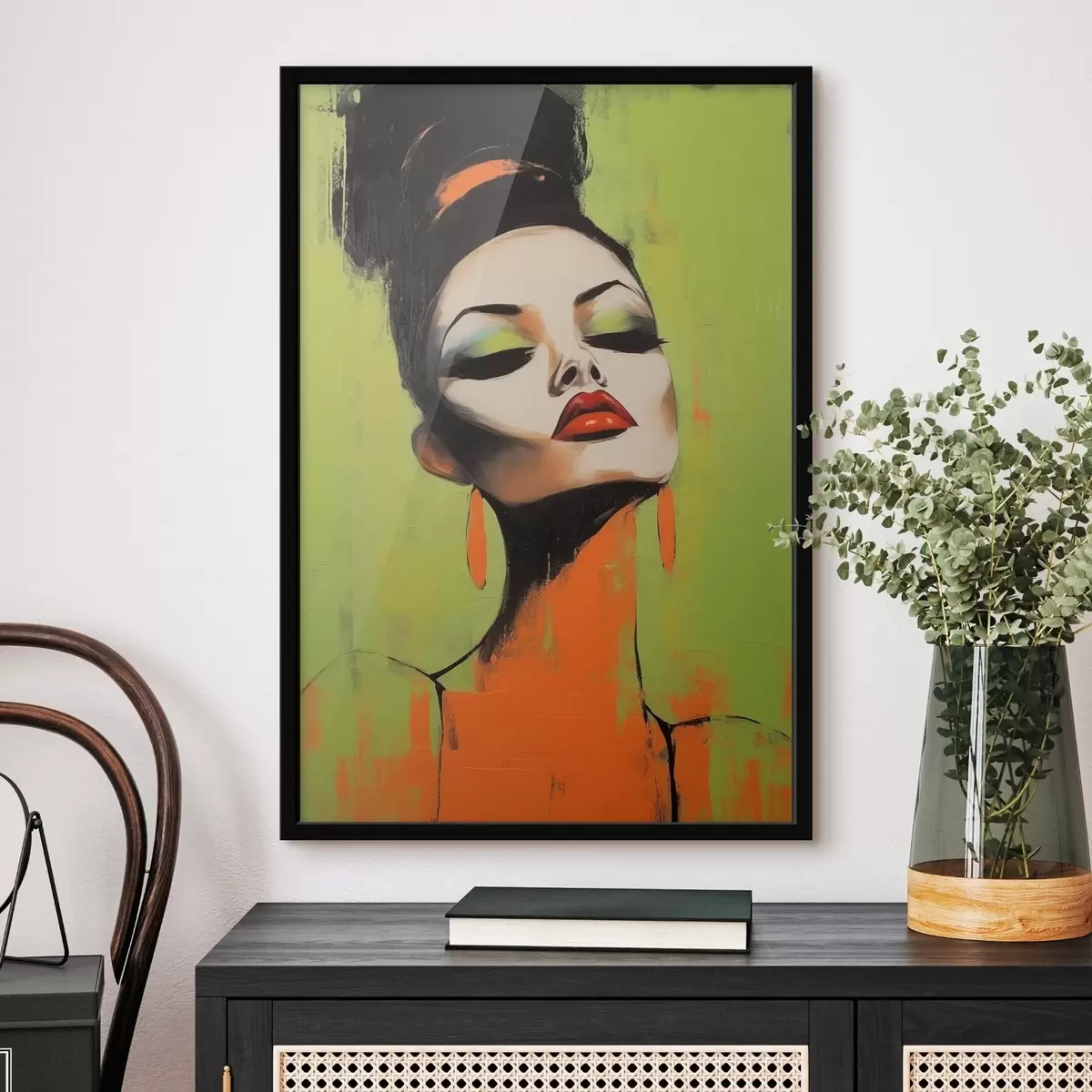 Plakāts Meitenes portrets f46866