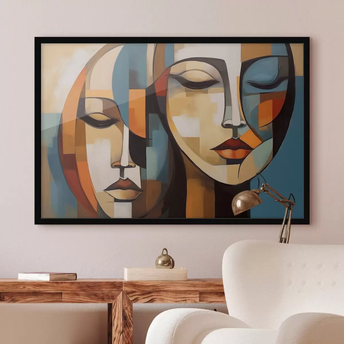 Plakāts Abstraktais portrets f46869