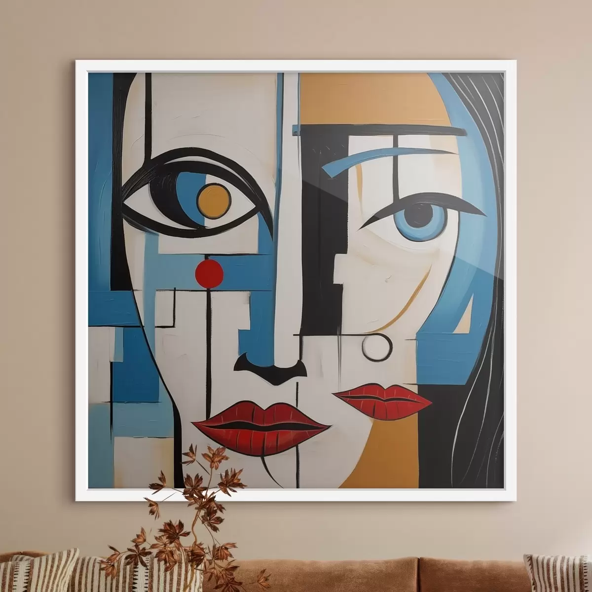 Plakāts Abstraktais portrets f46870