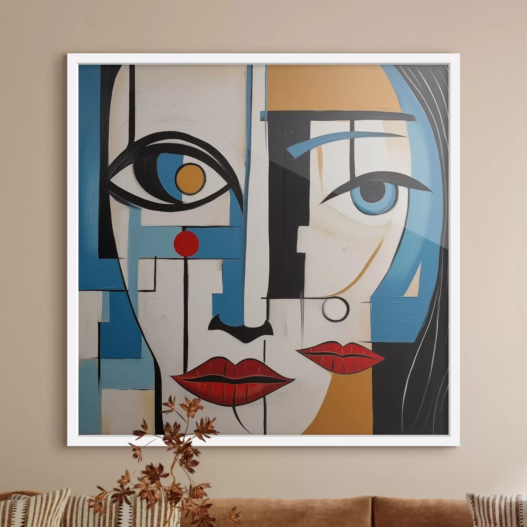 Fototapetes Abstraktais portrets f46870