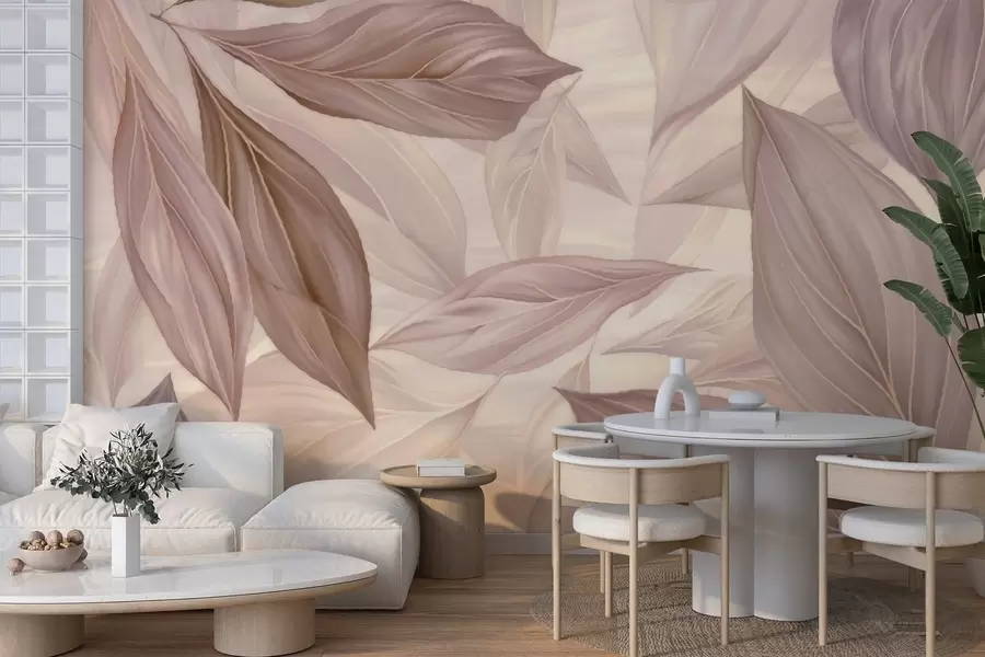 Fototapetes Abstraktas delikātas lapas w04969v1