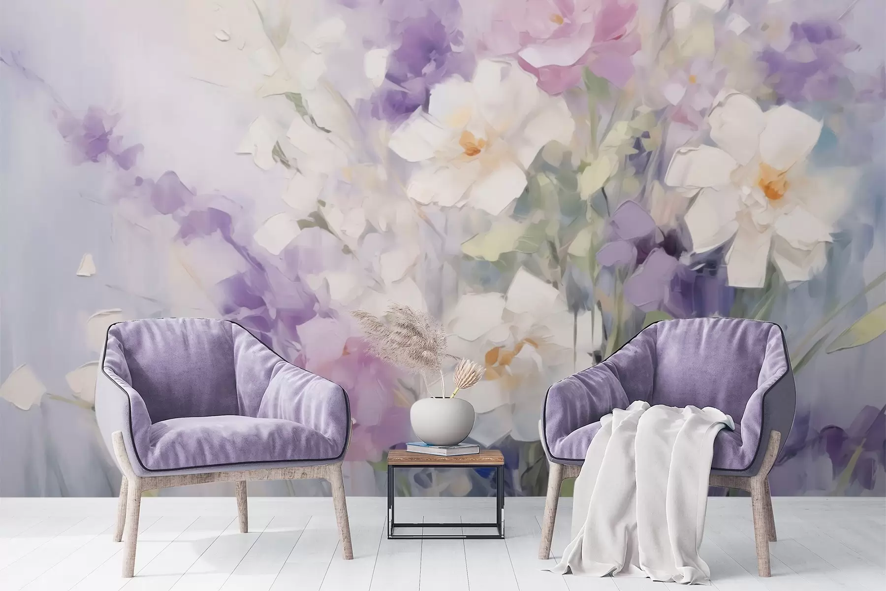 Fototapetes Abstrakts ziedu pušķis w09597