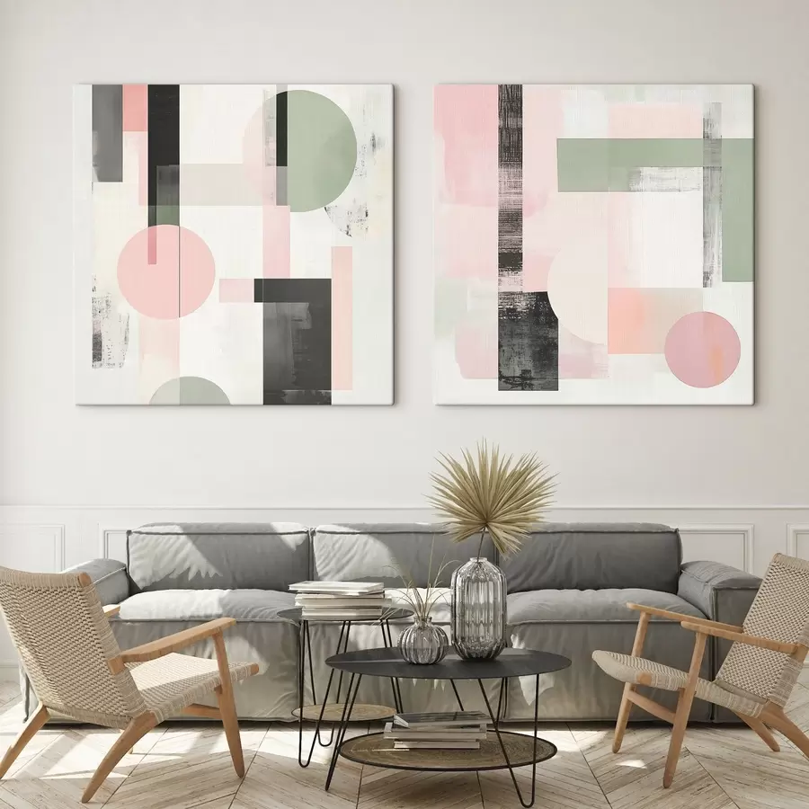 Glezna Ģeometriskas abstrakcijas m01039