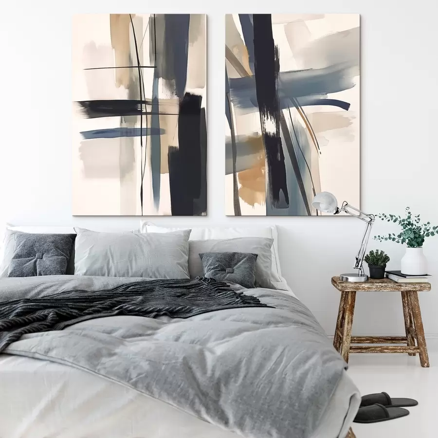 Glezna Abstrakta otas triepiena imitācija m01076