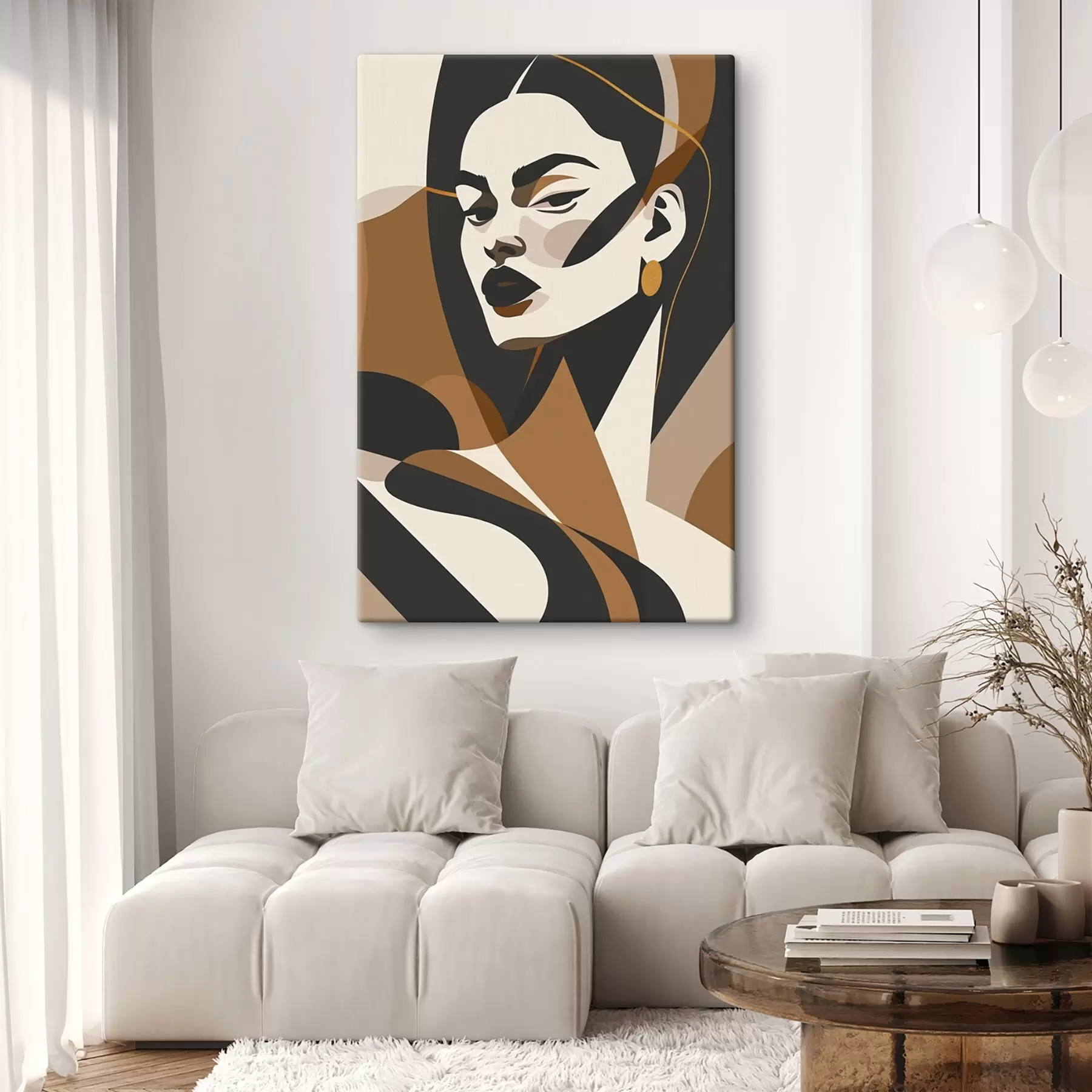 Glezna Sievietes abstraktais portrets s46905