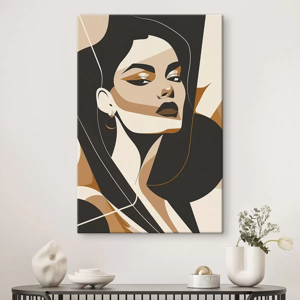 Glezna Sievietes abstraktais portrets s46906