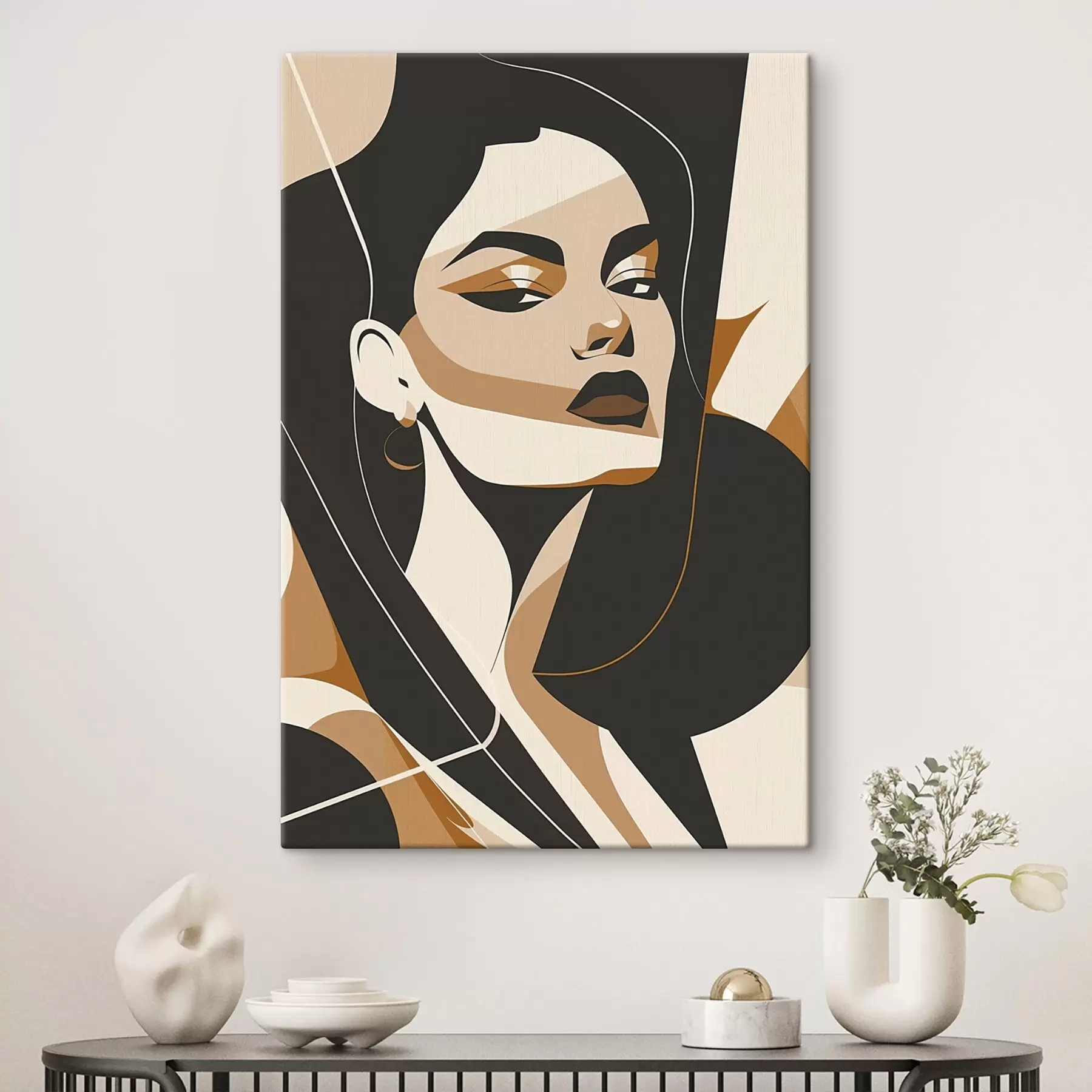 Glezna Sievietes abstraktais portrets s46906