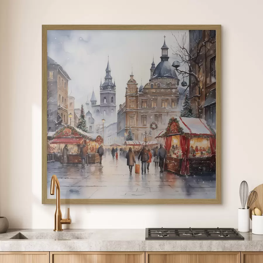 Fototapetes Ziemas Prāga f46968