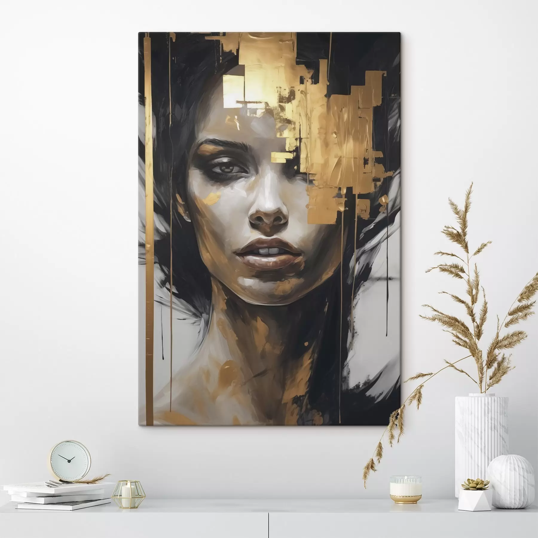 Glezna Abstraktais portrets s46920