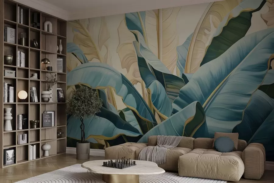 Fototapetes Lielas banānu lapas w05005