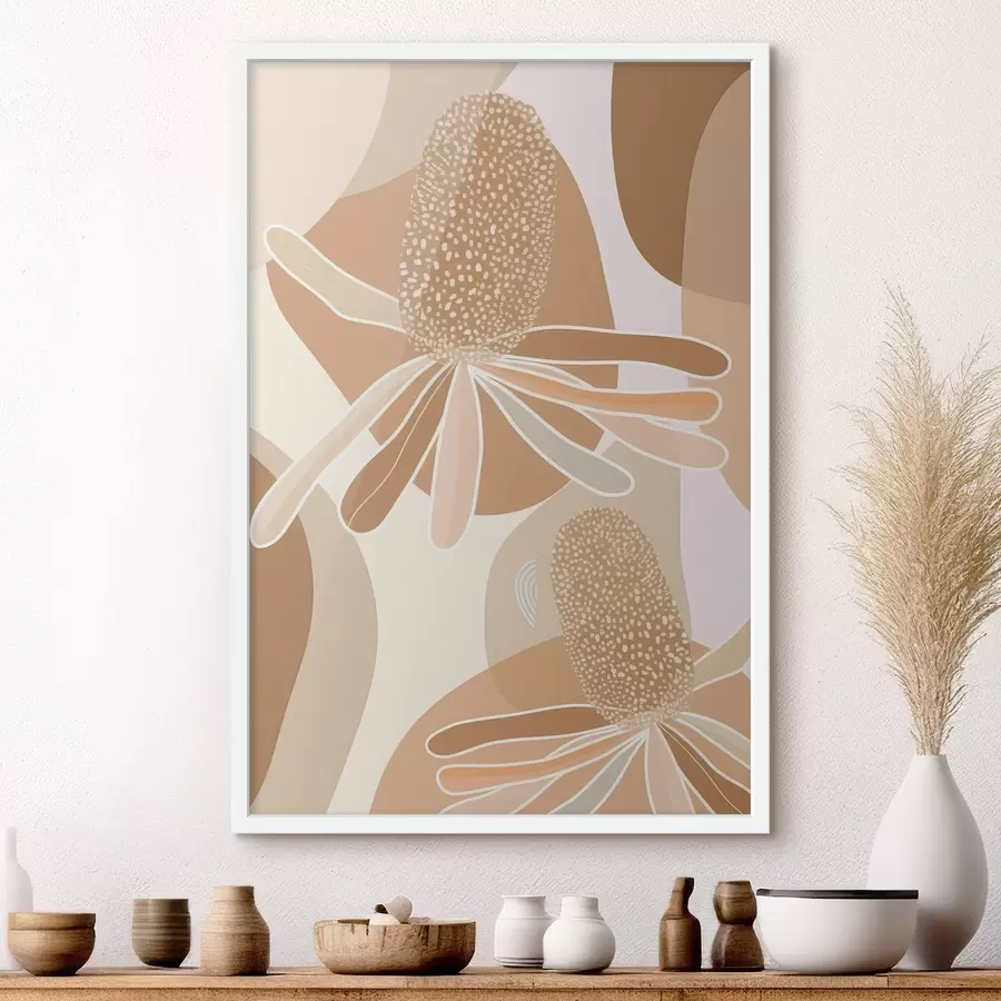 Fototapetes Abstraktas protejas ziedi f46992