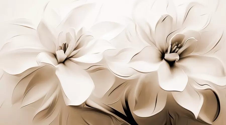 Fototapetes Fantāzijas ziedi w04984