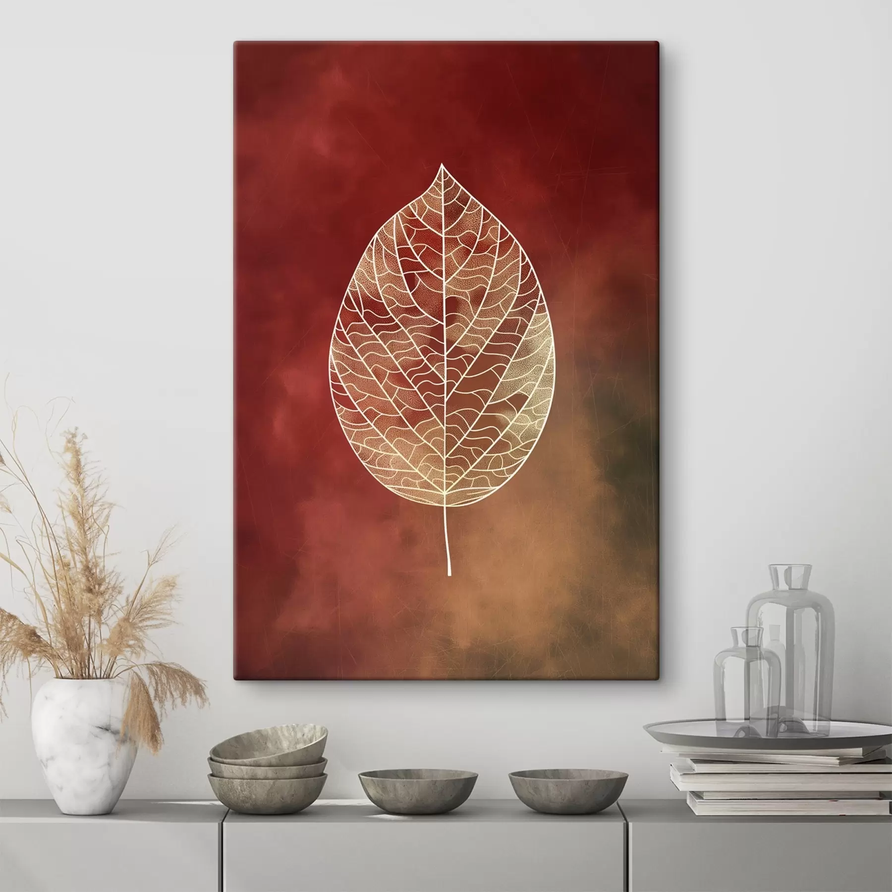 Glezna Lapas dažādās krāsās s47052