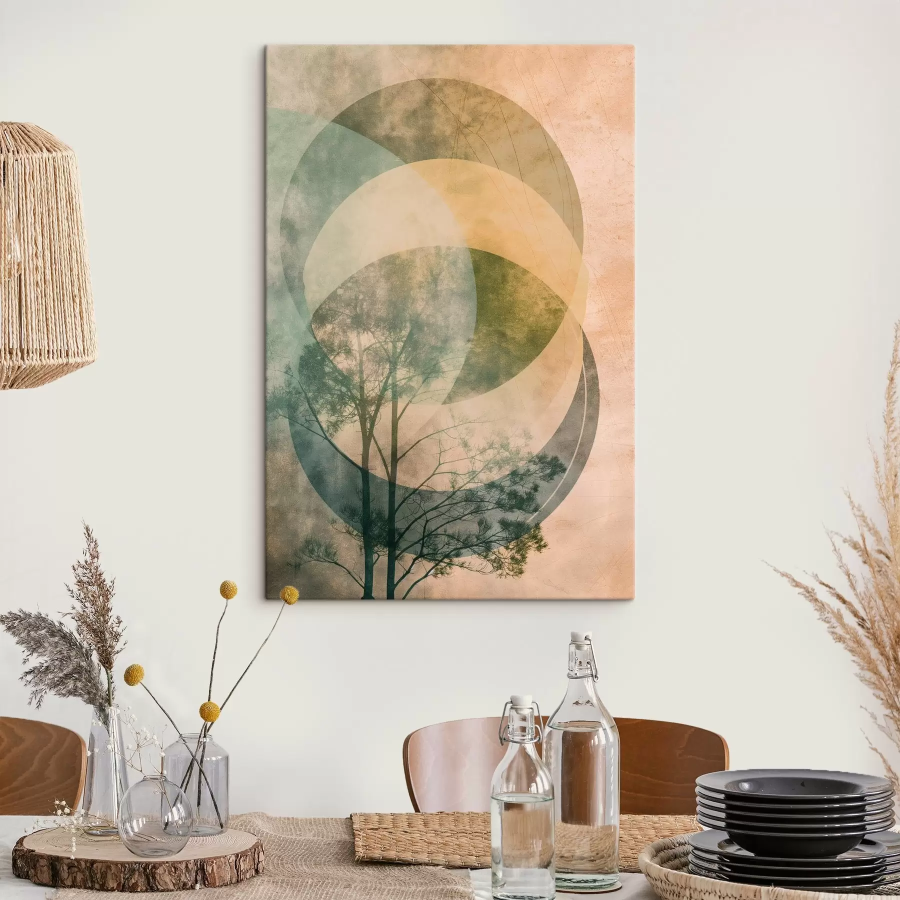 Glezna Apļi un lapas s47073