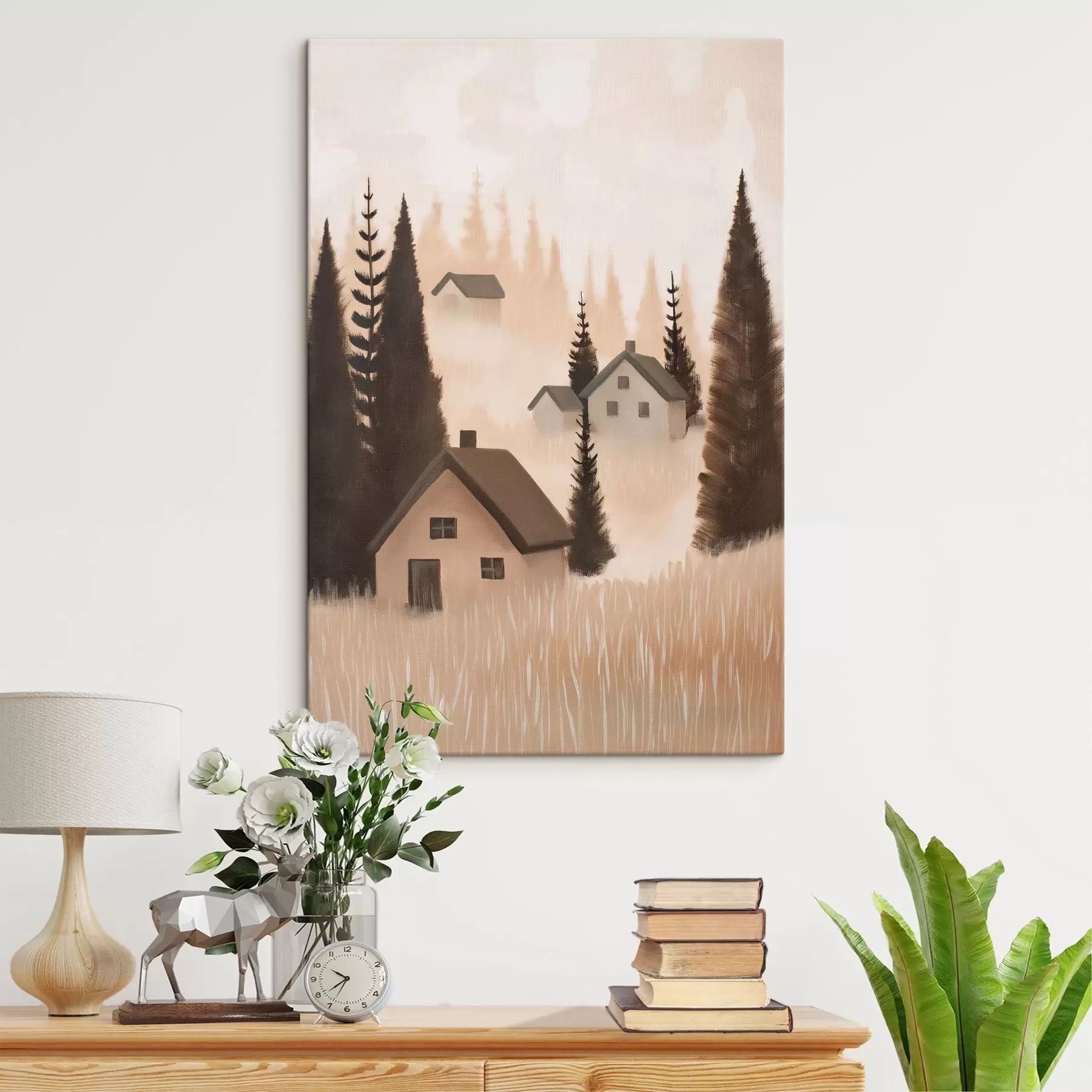 Glezna Mājas mežā s47076