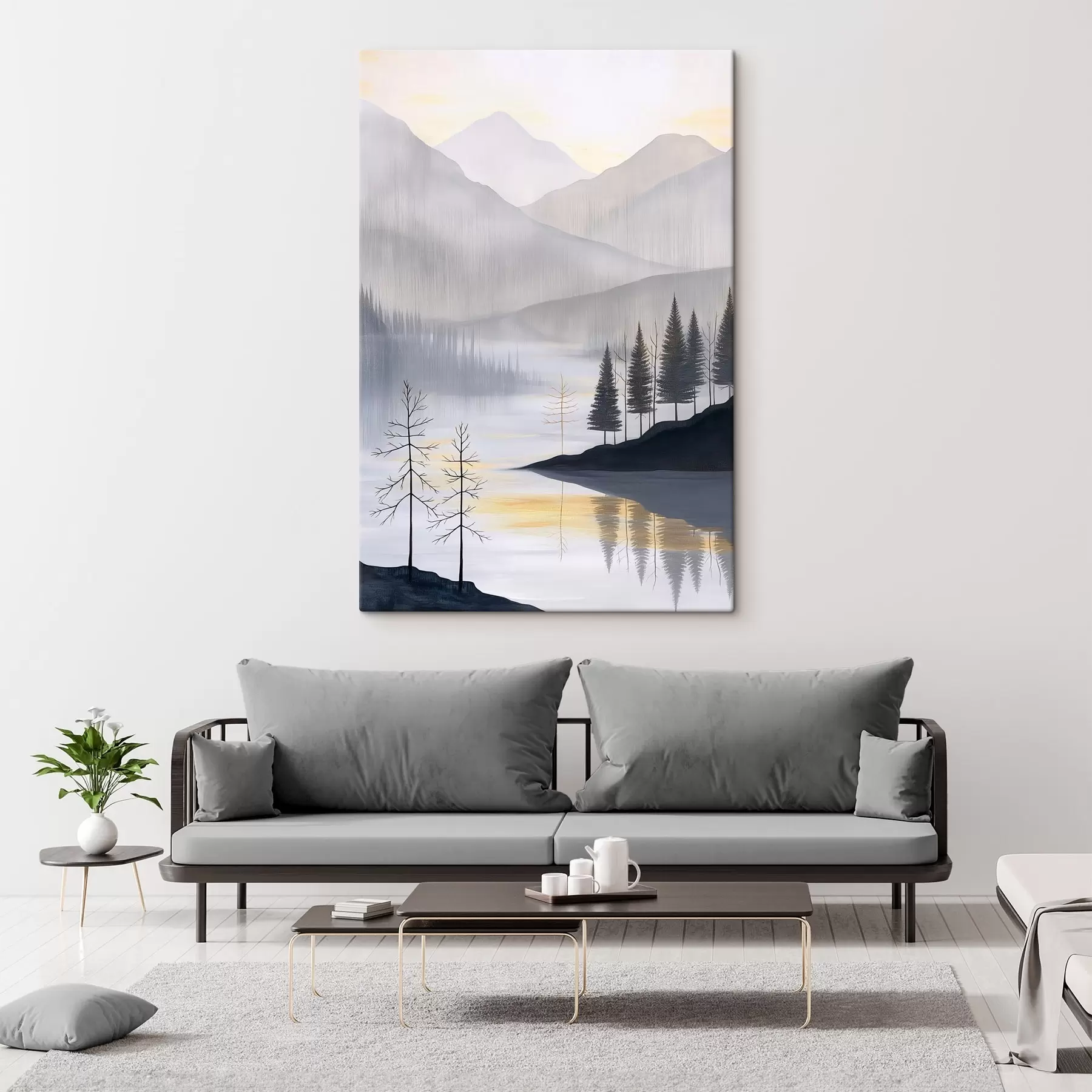 Glezna Meži un kalni s47078