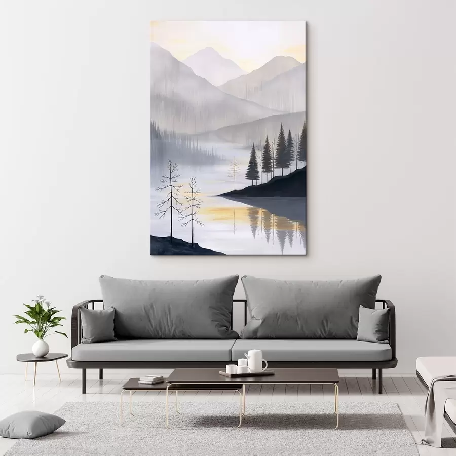 Glezna Meži un kalni s47078