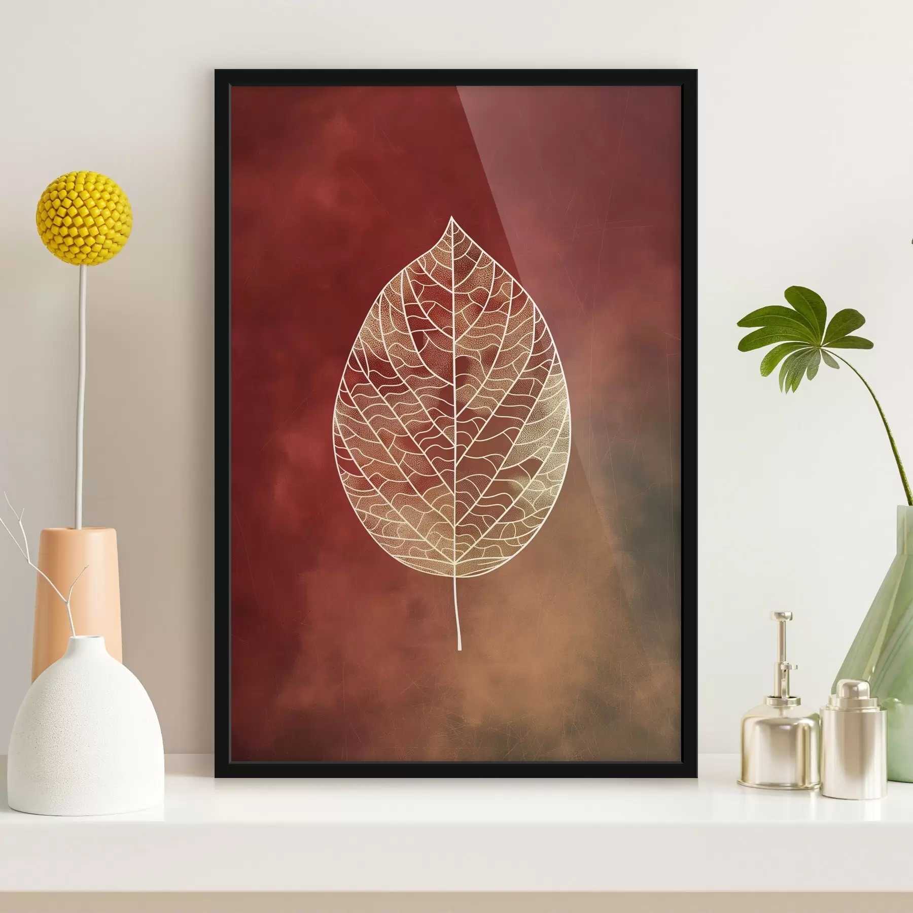 Fototapetes Lapas dažādās krāsās f47052