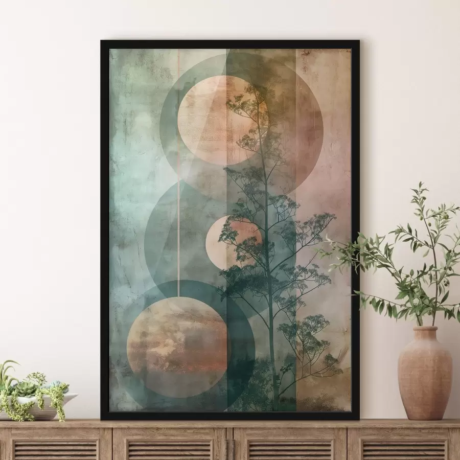 Fototapetes Abstrakcija un lapas f47072