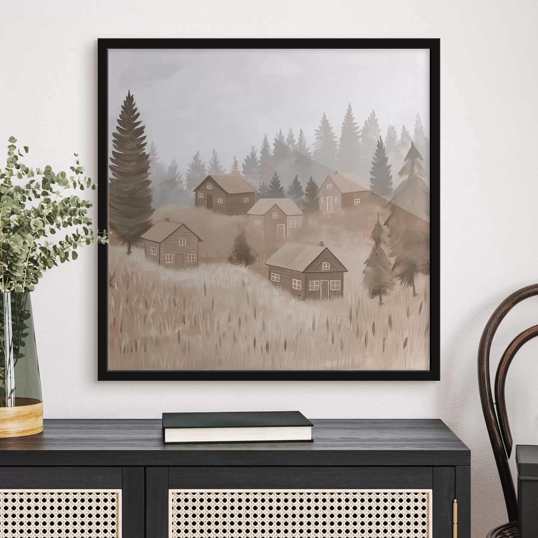 Fototapetes Mājas mežā f47075