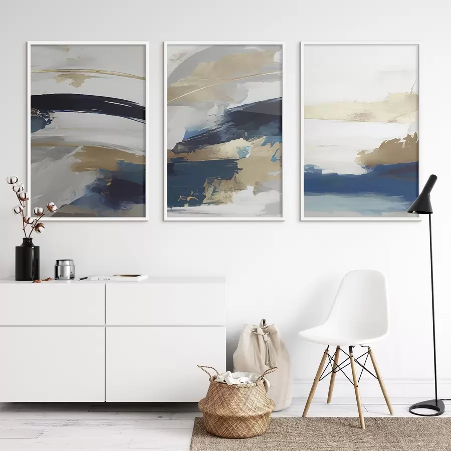 Fototapetes Abstraktas mierīgas un rāmas viļņi d00269