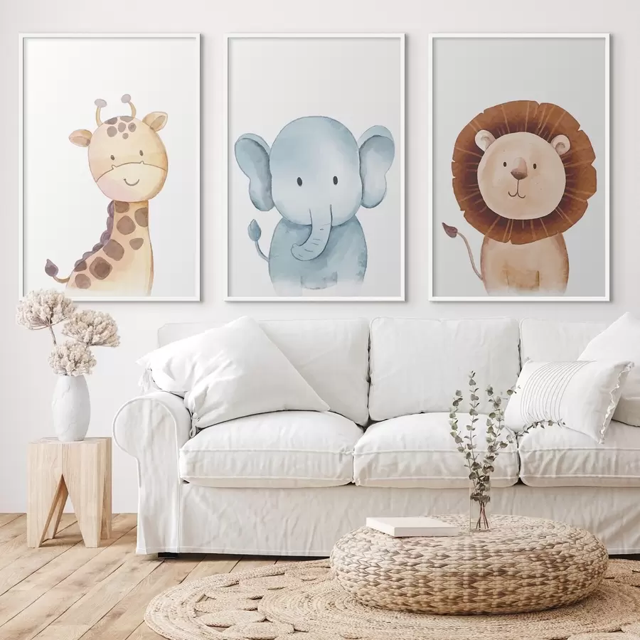 Fototapetes Trīs draugi dalās jautrā dienā d00294