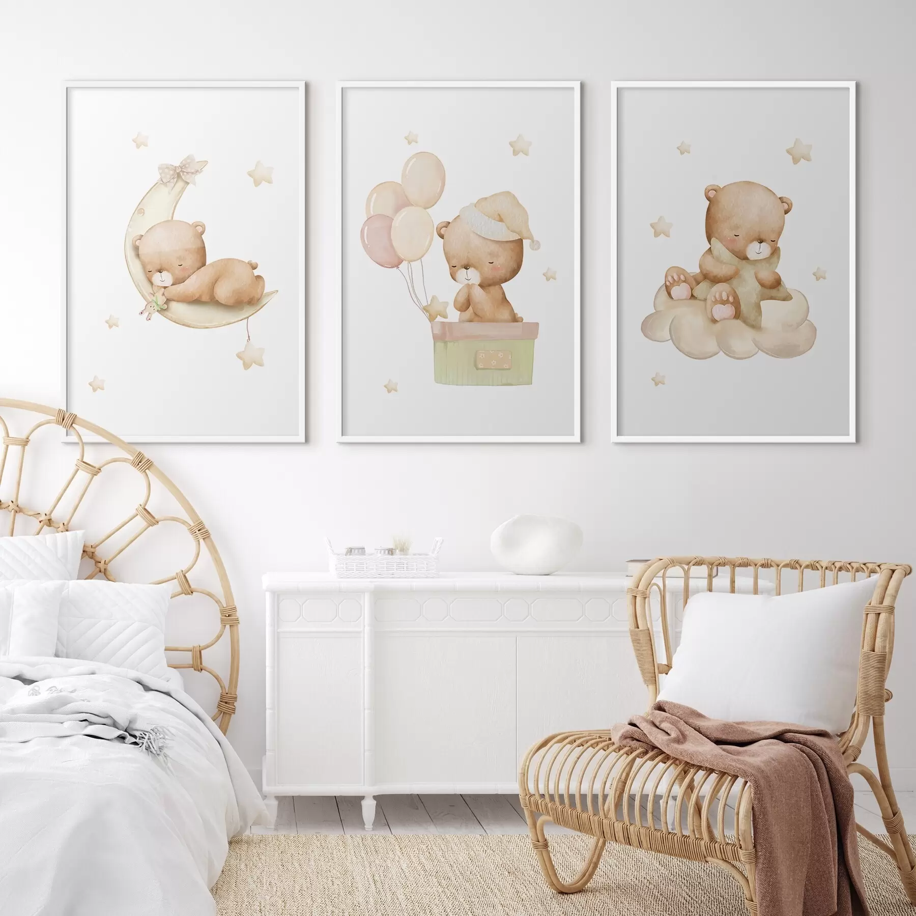 Fototapetes Lācīši bauda savus sapņainos mirkļus d00296