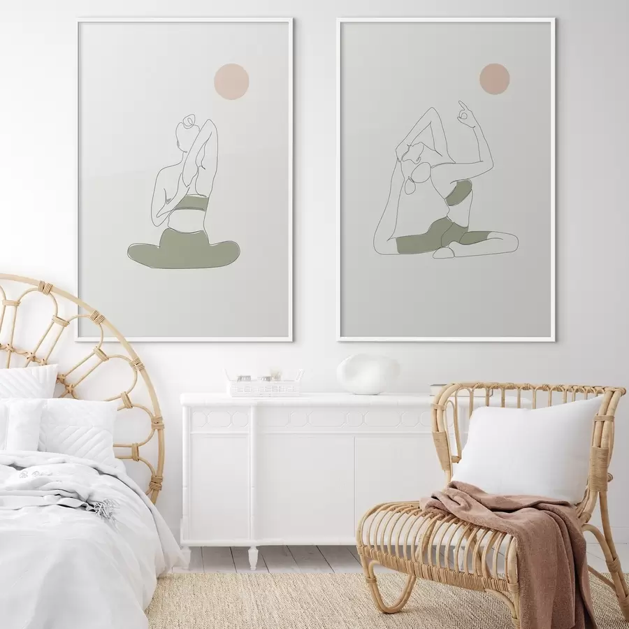 Fototapetes Apzinātas kustības mierīgās pozās d00300