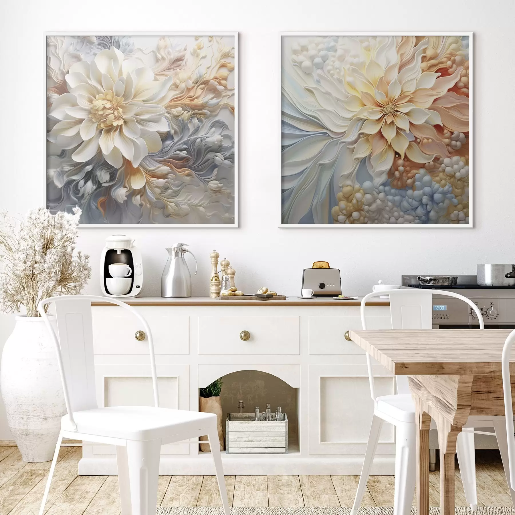 Fototapetes Apjoma abstraktie ziedi d00379