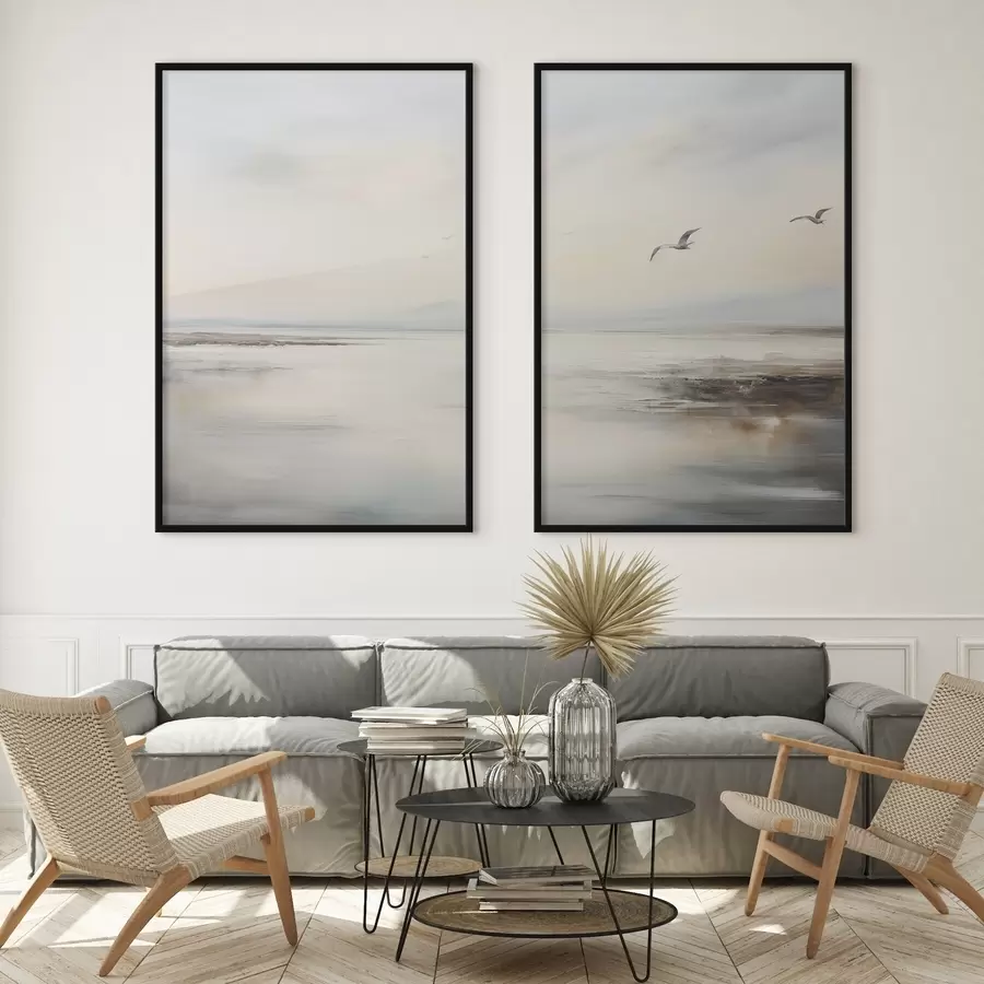 Fototapetes Kaijas pludmalē d00463