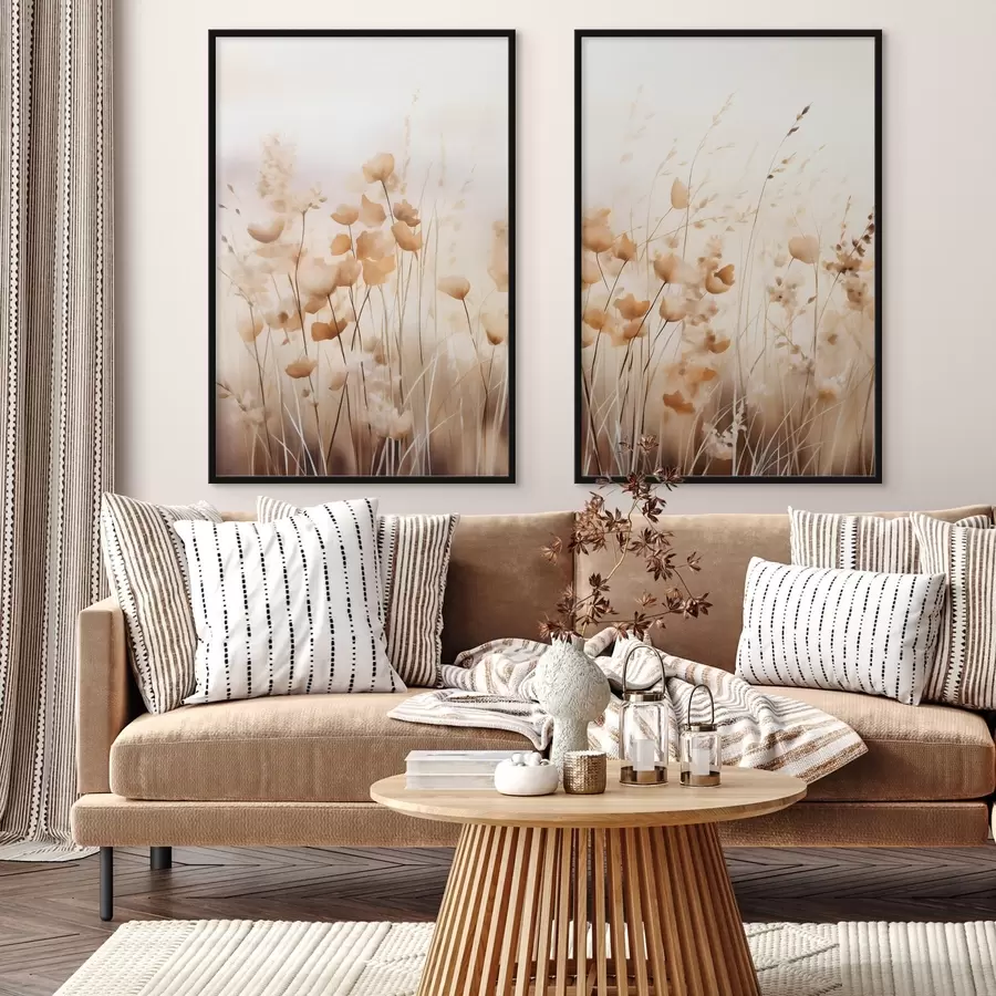 Fototapetes Abstrakti savvaļas ziedi d00481