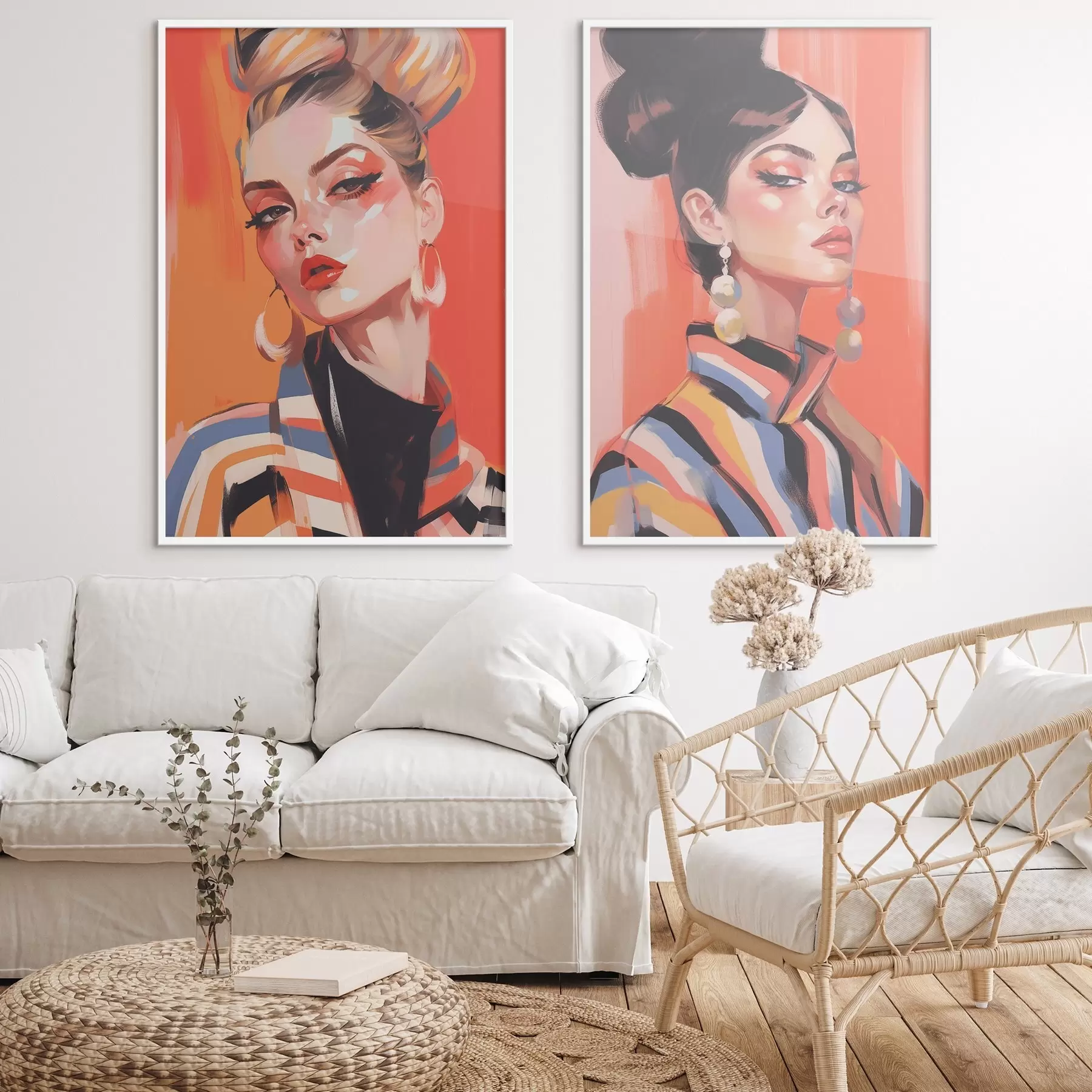 Fototapetes Sieviešu portreti d00498