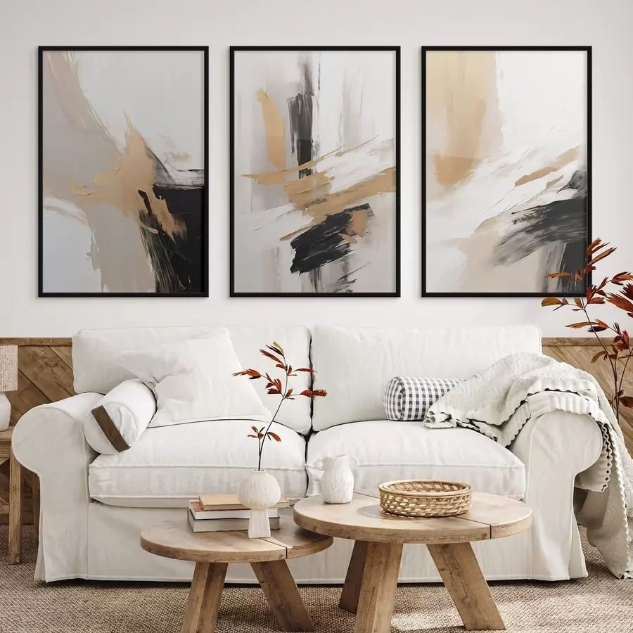 Fototapetes Mūsdienu abstrakcija, kas imitē otas triepienus d00505