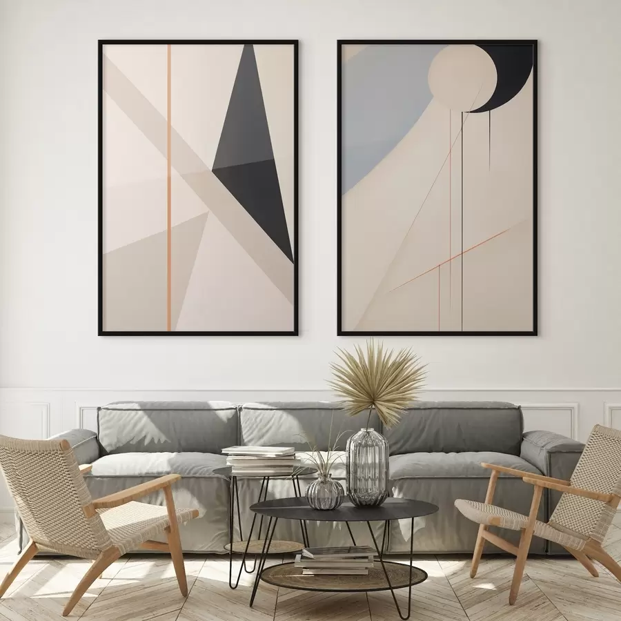 Fototapetes Ģeometriskā abstrakcija d00536