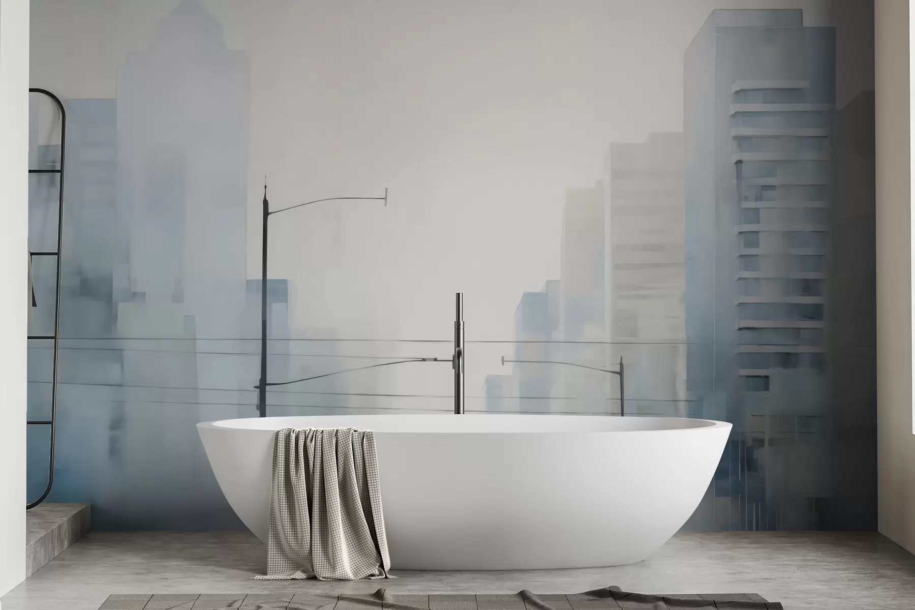 Fototapetes Abstraktā pilsēta w05074