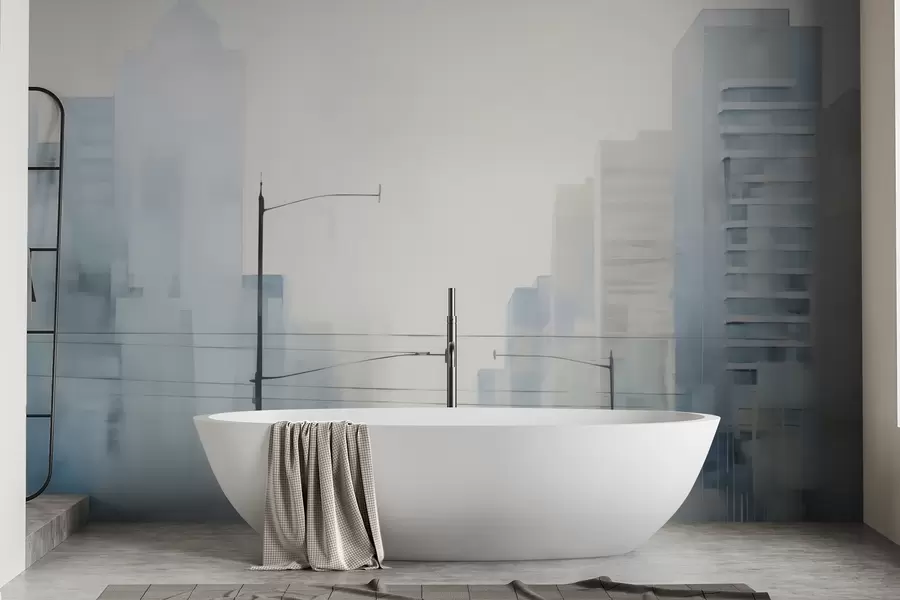 Fototapetes Abstraktā pilsēta w05074