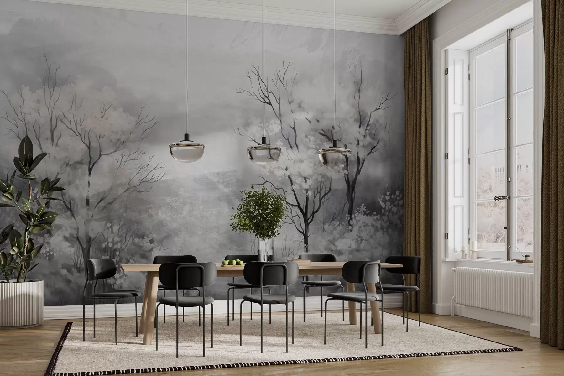 Fototapetes Koku vieglā elpa w05054