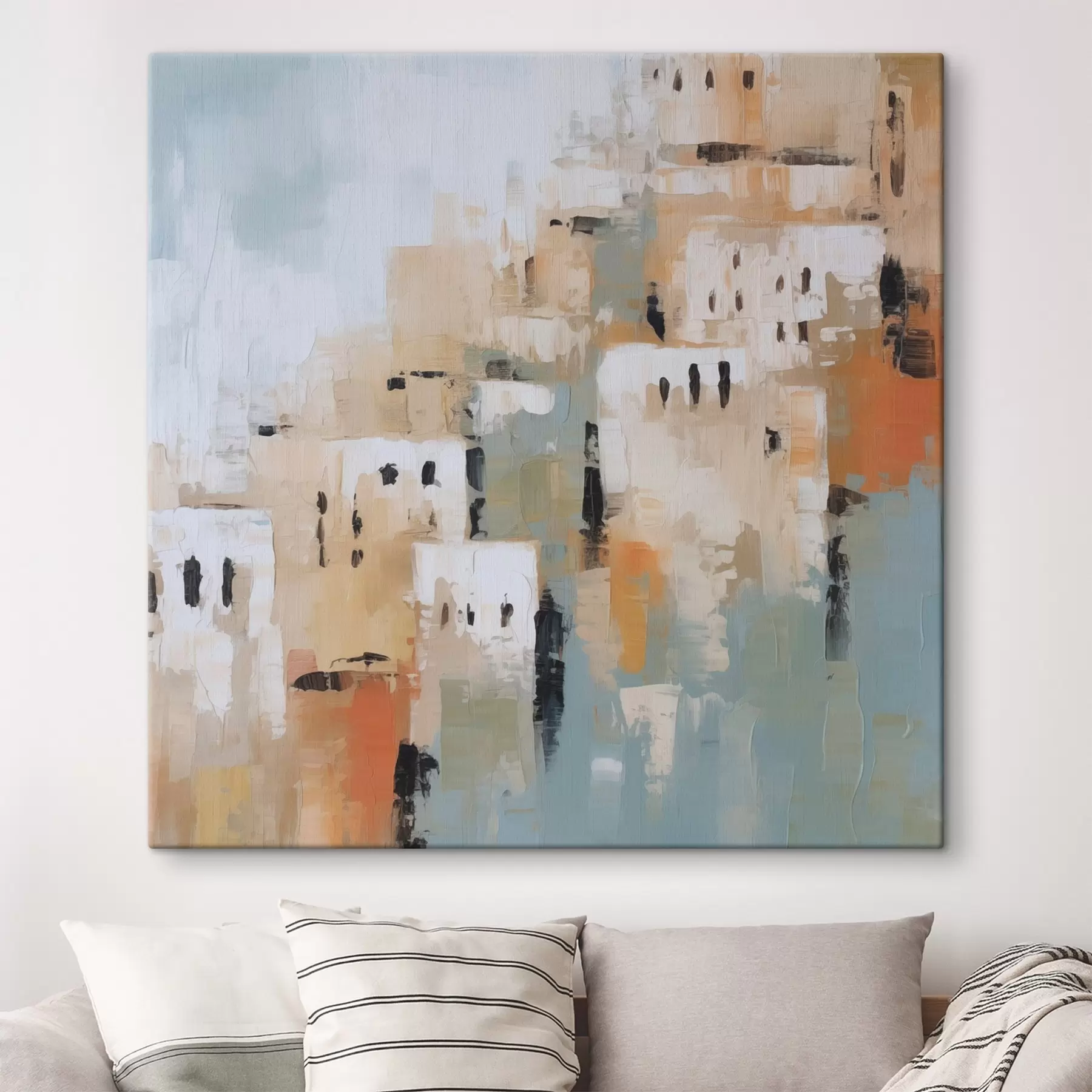 Glezna Abstraktā pilsēta s47241