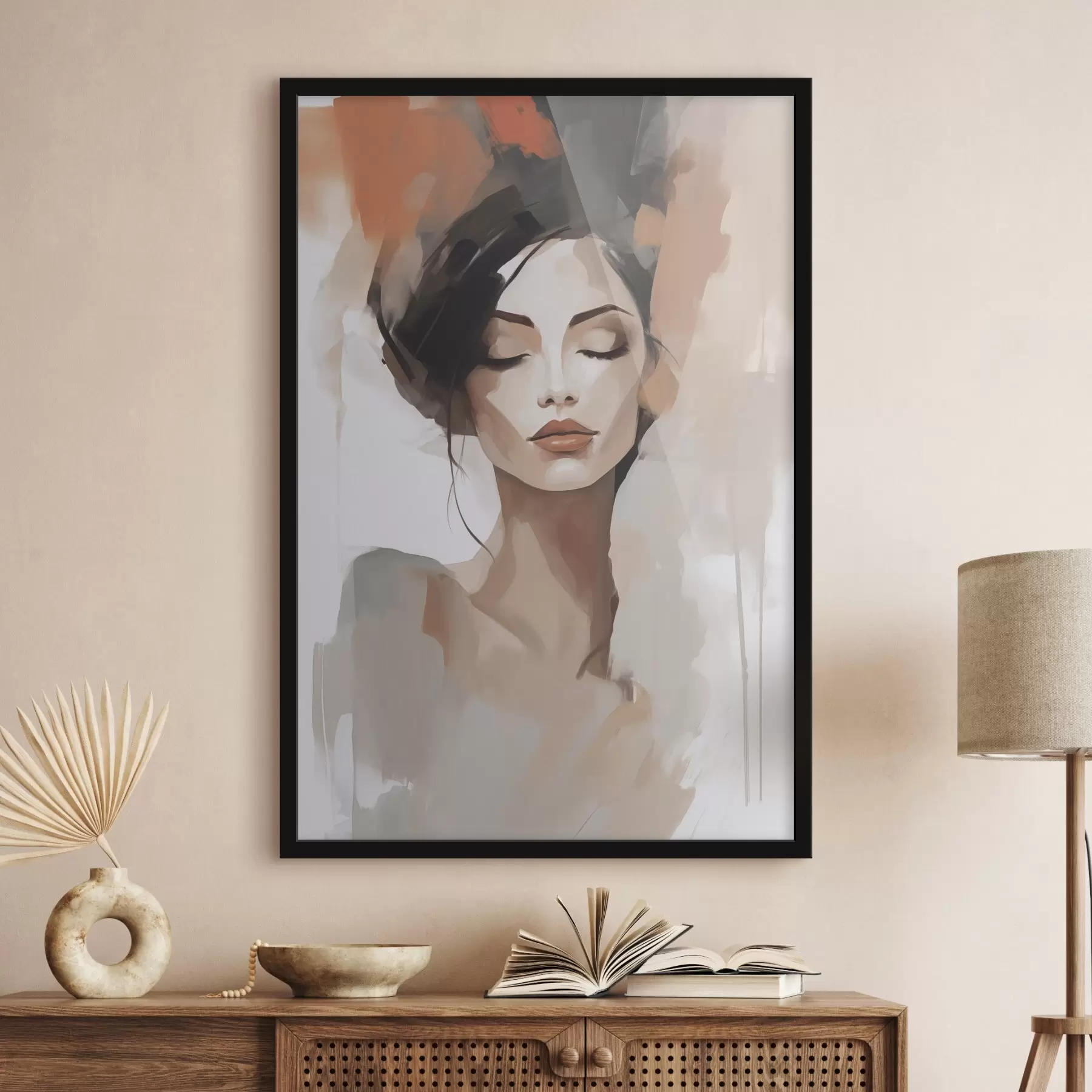 Fototapetes Abstrakts meitenes portrets f47151