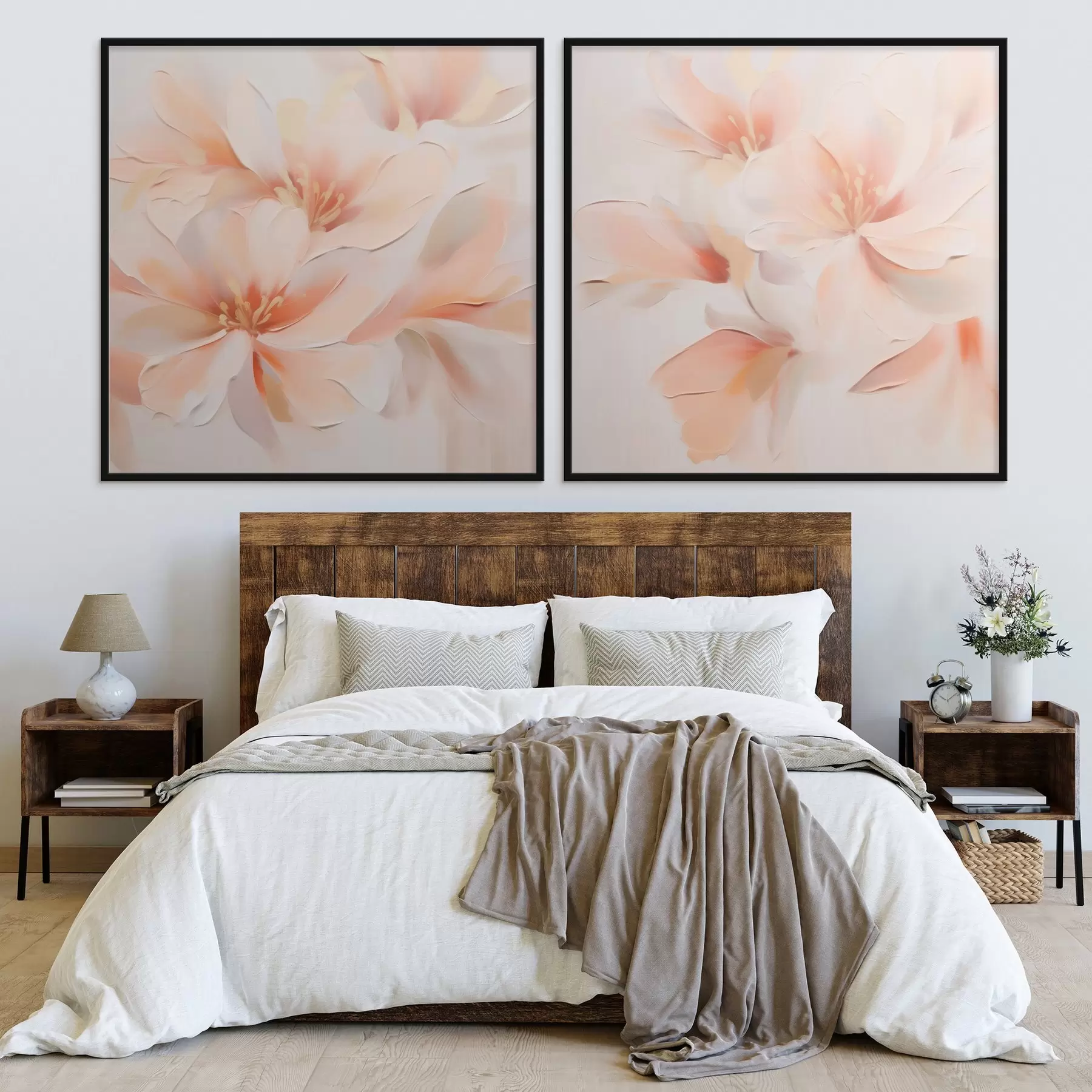 Fototapetes Abstrakti delikāti ziedi d00789