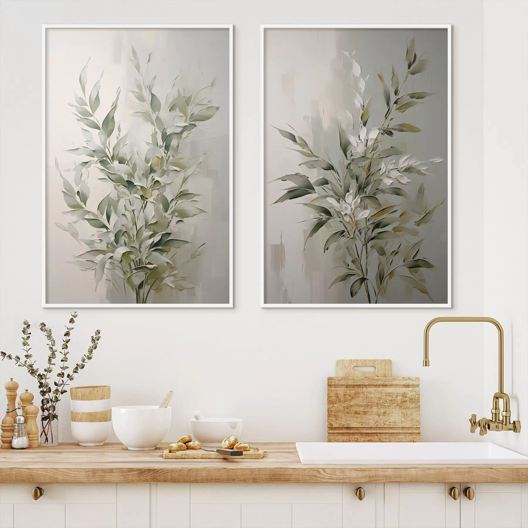 Fototapetes Abstraktie zari ar lapām d00851