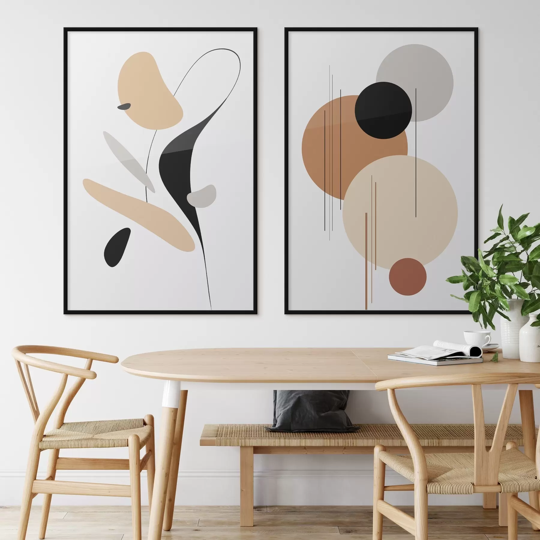 Fototapetes Abstrakta ģeometriska kompozīcija d00908