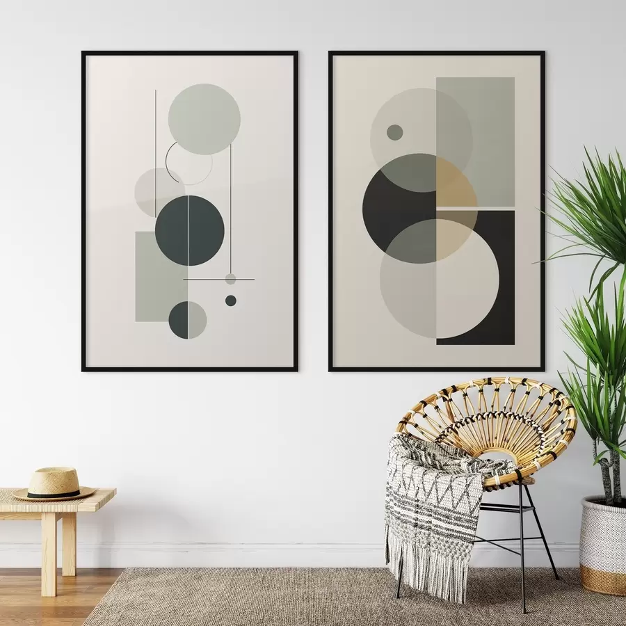 Fototapetes Ģeometriskā abstrakcija d00909