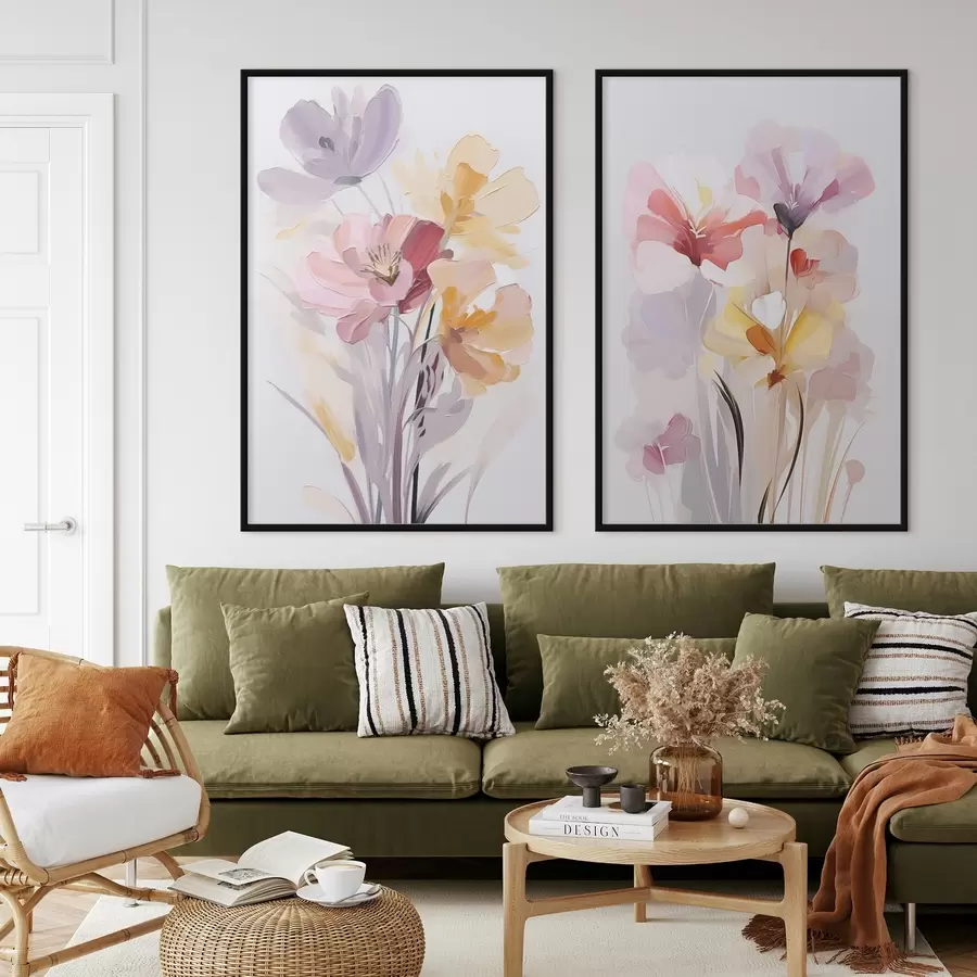 Fototapetes Abstrakts ziedu pušķis d00910