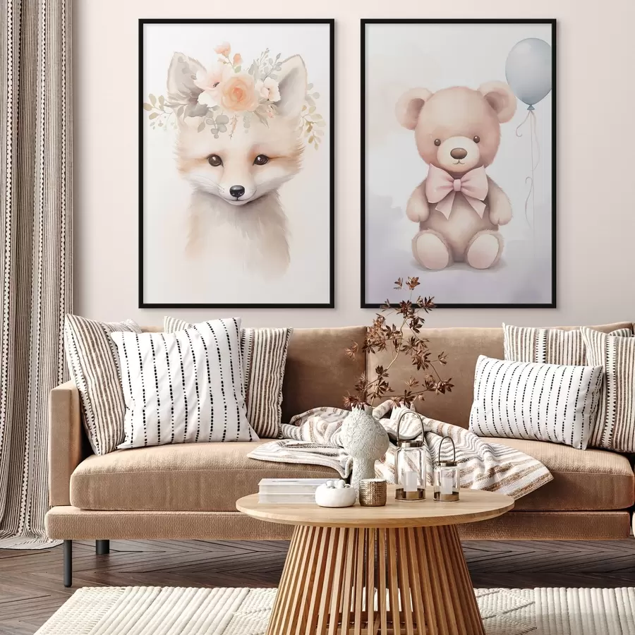 Fototapetes Lapsa un lācis d00921