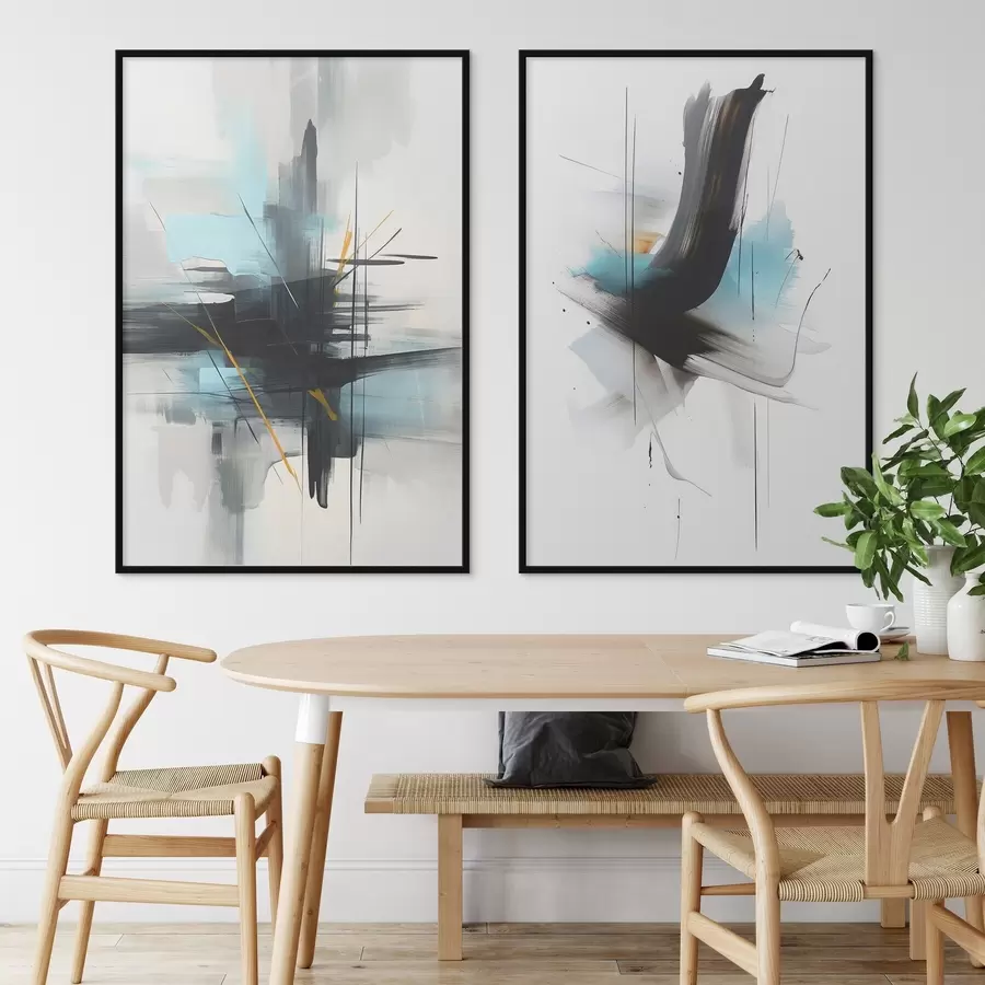 Fototapetes Abstrakcija ar šļakatu un otu triepienu imitāciju d01037